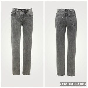 NEW Holt renfrew Boyish by her WoMen's Black straight leg Denim Jeans 23